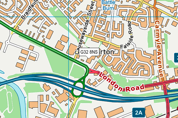 G32 8NS map - OS VectorMap District (Ordnance Survey) G32 8NS map - OS VectorMap District (Ordnance Survey)