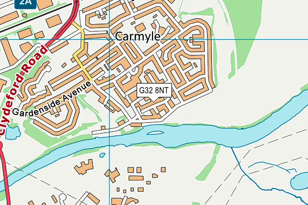 G32 8NT map - OS VectorMap District (Ordnance Survey) G32 8NT map - OS VectorMap District (Ordnance Survey)