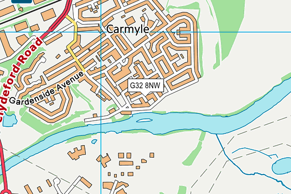 G32 8NW map - OS VectorMap District (Ordnance Survey) G32 8NW map - OS VectorMap District (Ordnance Survey)