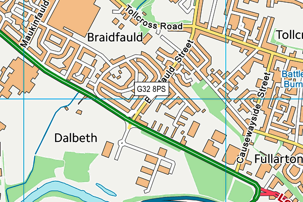 G32 8PS map - OS VectorMap District (Ordnance Survey) G32 8PS map - OS VectorMap District (Ordnance Survey)