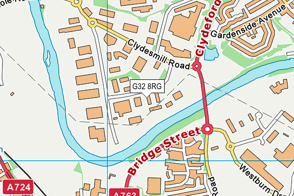 G32 8RG map - OS VectorMap District (Ordnance Survey) G32 8RG map - OS VectorMap District (Ordnance Survey)