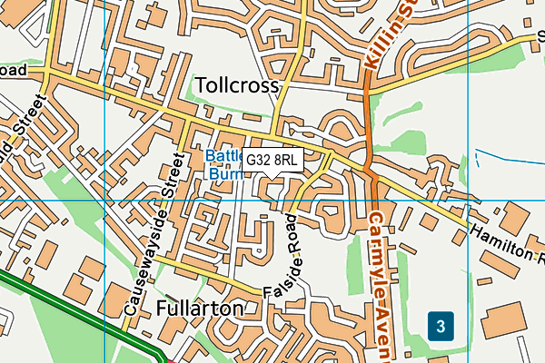 G32 8RL map - OS VectorMap District (Ordnance Survey) G32 8RL map - OS VectorMap District (Ordnance Survey)