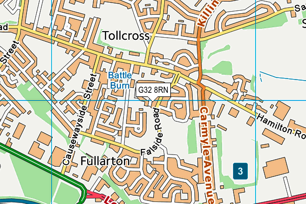 G32 8RN map - OS VectorMap District (Ordnance Survey) G32 8RN map - OS VectorMap District (Ordnance Survey)