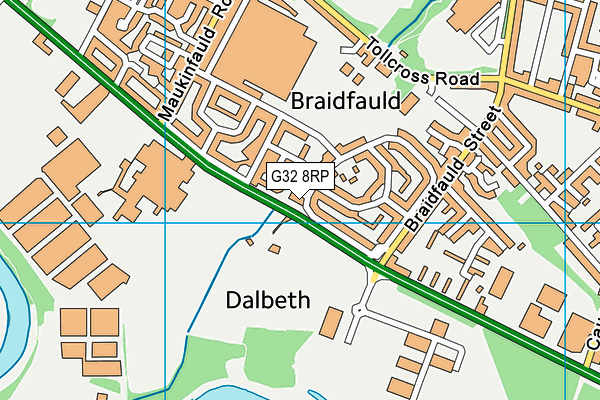 G32 8RP map - OS VectorMap District (Ordnance Survey) G32 8RP map - OS VectorMap District (Ordnance Survey)