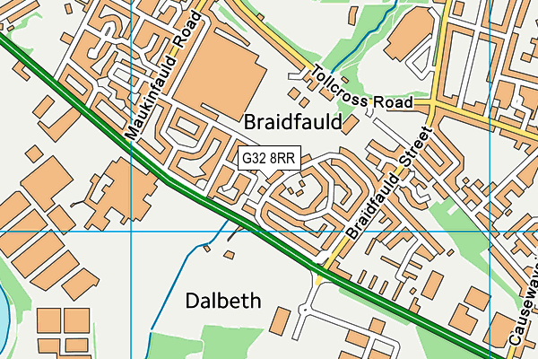 G32 8RR map - OS VectorMap District (Ordnance Survey) G32 8RR map - OS VectorMap District (Ordnance Survey)