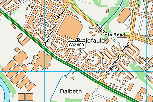 G32 8SD map - OS VectorMap District (Ordnance Survey) G32 8SD map - OS VectorMap District (Ordnance Survey)