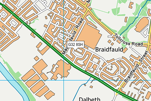 G32 8SH map - OS VectorMap District (Ordnance Survey) G32 8SH map - OS VectorMap District (Ordnance Survey)
