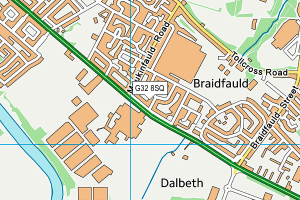 G32 8SQ map - OS VectorMap District (Ordnance Survey) G32 8SQ map - OS VectorMap District (Ordnance Survey)