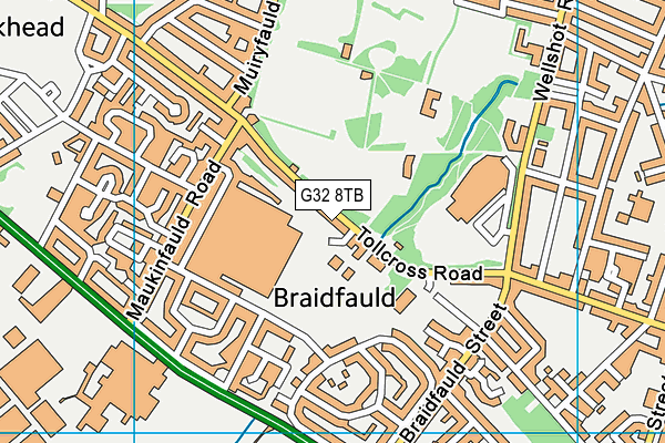 G32 8TB map - OS VectorMap District (Ordnance Survey) G32 8TB map - OS VectorMap District (Ordnance Survey)