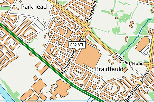 G32 8TL map - OS VectorMap District (Ordnance Survey) G32 8TL map - OS VectorMap District (Ordnance Survey)