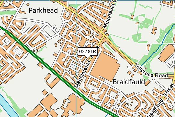 G32 8TR map - OS VectorMap District (Ordnance Survey) G32 8TR map - OS VectorMap District (Ordnance Survey)