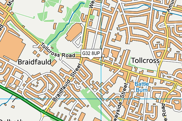 G32 8UP map - OS VectorMap District (Ordnance Survey) G32 8UP map - OS VectorMap District (Ordnance Survey)