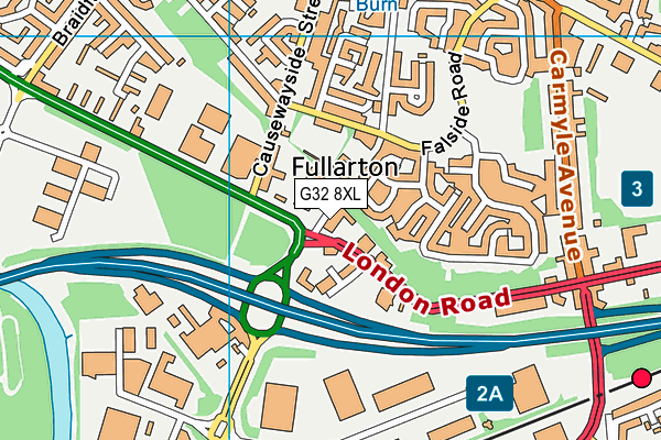 G32 8XL map - OS VectorMap District (Ordnance Survey) G32 8XL map - OS VectorMap District (Ordnance Survey)