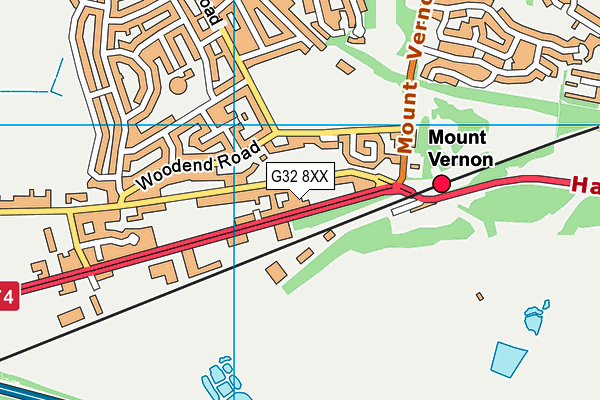 G32 8XX map - OS VectorMap District (Ordnance Survey) G32 8XX map - OS VectorMap District (Ordnance Survey)