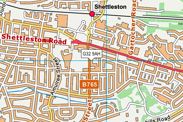 G32 9AH map - OS VectorMap District (Ordnance Survey) G32 9AH map - OS VectorMap District (Ordnance Survey)