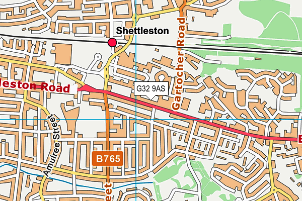G32 9AS map - OS VectorMap District (Ordnance Survey) G32 9AS map - OS VectorMap District (Ordnance Survey)