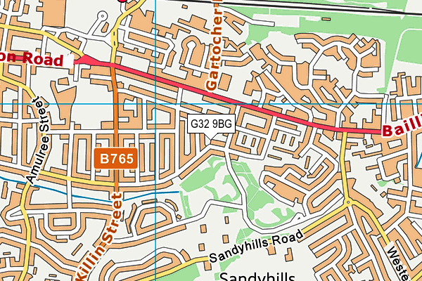 G32 9BG map - OS VectorMap District (Ordnance Survey) G32 9BG map - OS VectorMap District (Ordnance Survey)