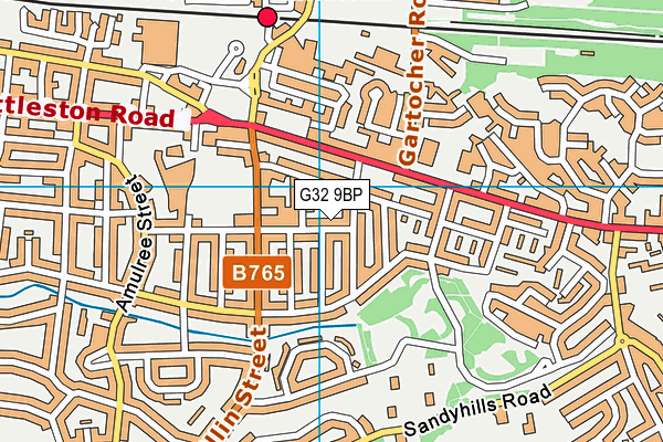 G32 9BP map - OS VectorMap District (Ordnance Survey) G32 9BP map - OS VectorMap District (Ordnance Survey)