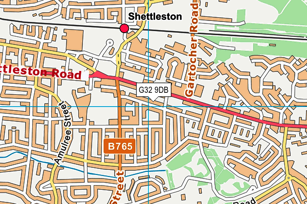 G32 9DB map - OS VectorMap District (Ordnance Survey) G32 9DB map - OS VectorMap District (Ordnance Survey)