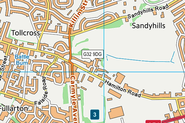 G32 9DG map - OS VectorMap District (Ordnance Survey) G32 9DG map - OS VectorMap District (Ordnance Survey)