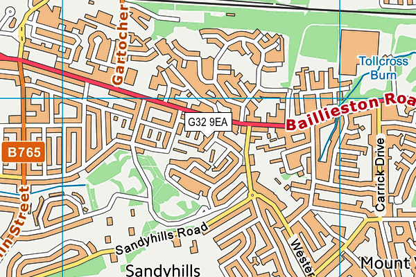 G32 9EA map - OS VectorMap District (Ordnance Survey) G32 9EA map - OS VectorMap District (Ordnance Survey)