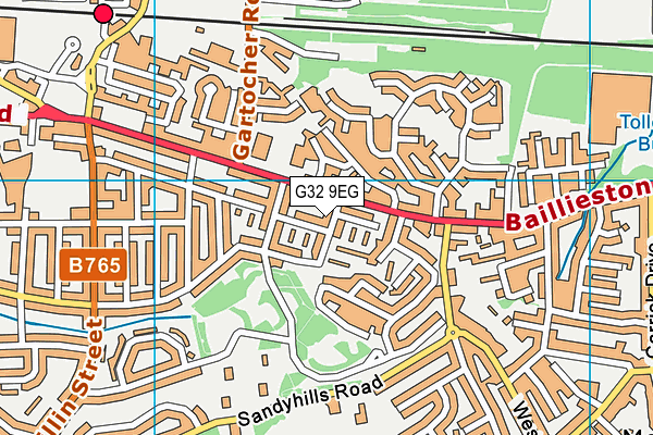 G32 9EG map - OS VectorMap District (Ordnance Survey) G32 9EG map - OS VectorMap District (Ordnance Survey)