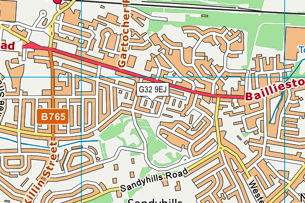 G32 9EJ map - OS VectorMap District (Ordnance Survey) G32 9EJ map - OS VectorMap District (Ordnance Survey)