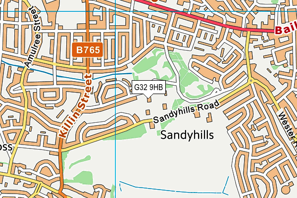 G32 9HB map - OS VectorMap District (Ordnance Survey) G32 9HB map - OS VectorMap District (Ordnance Survey)