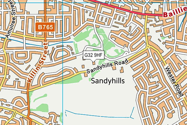 G32 9HF map - OS VectorMap District (Ordnance Survey) G32 9HF map - OS VectorMap District (Ordnance Survey)