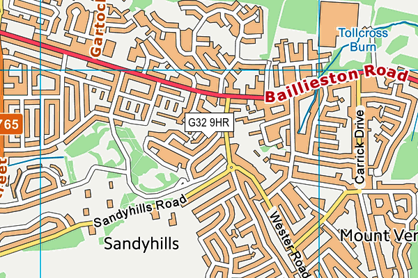 G32 9HR map - OS VectorMap District (Ordnance Survey) G32 9HR map - OS VectorMap District (Ordnance Survey)