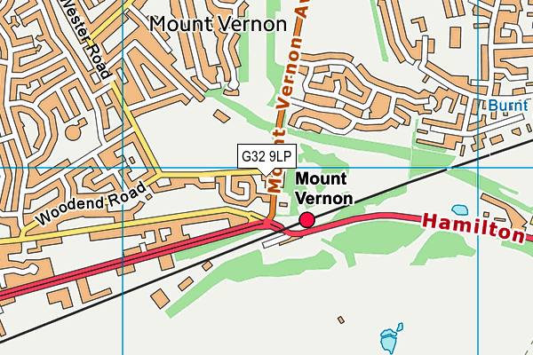 G32 9LP map - OS VectorMap District (Ordnance Survey) G32 9LP map - OS VectorMap District (Ordnance Survey)