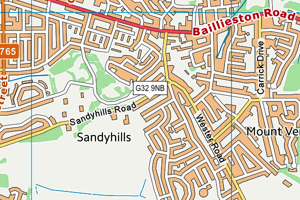 G32 9NB map - OS VectorMap District (Ordnance Survey) G32 9NB map - OS VectorMap District (Ordnance Survey)