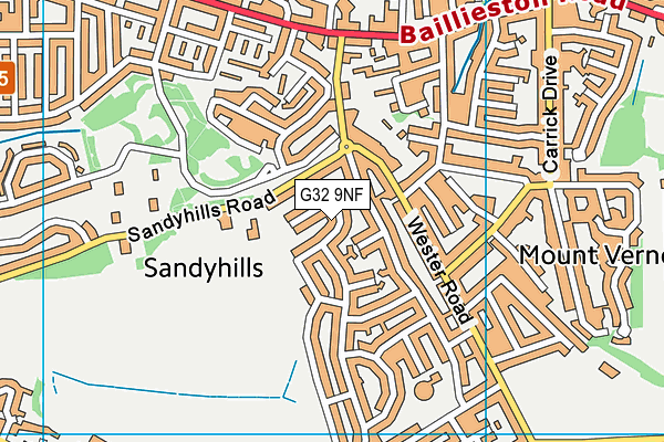 G32 9NF map - OS VectorMap District (Ordnance Survey) G32 9NF map - OS VectorMap District (Ordnance Survey)