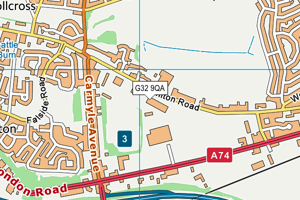 G32 9QA map - OS VectorMap District (Ordnance Survey) G32 9QA map - OS VectorMap District (Ordnance Survey)