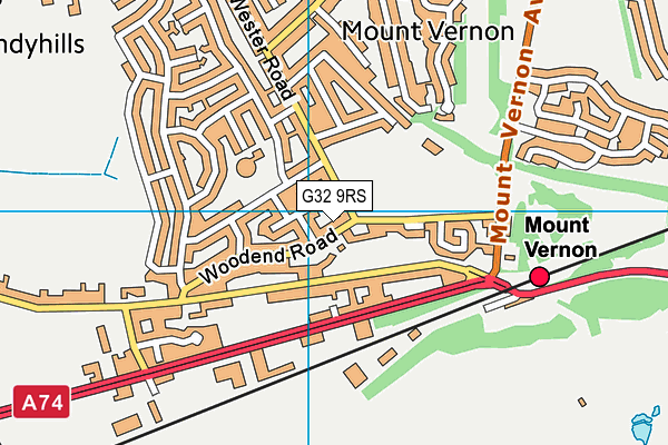 G32 9RS map - OS VectorMap District (Ordnance Survey) G32 9RS map - OS VectorMap District (Ordnance Survey)