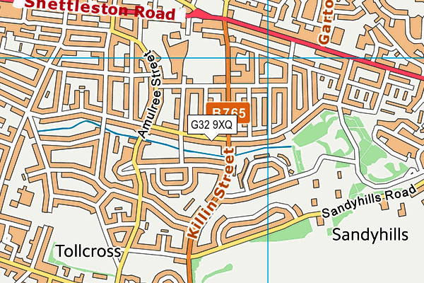 G32 9XQ map - OS VectorMap District (Ordnance Survey) G32 9XQ map - OS VectorMap District (Ordnance Survey)