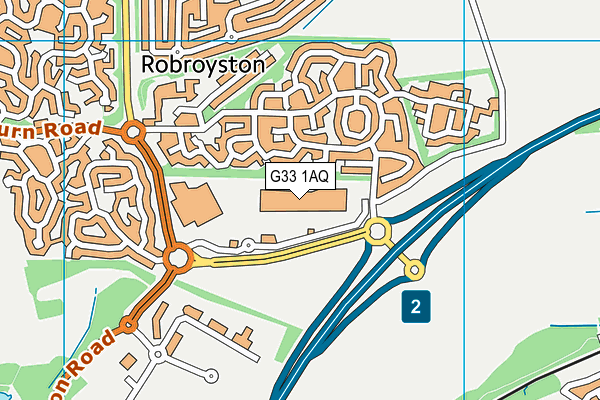 G33 1AQ map - OS VectorMap District (Ordnance Survey) G33 1AQ map - OS VectorMap District (Ordnance Survey)