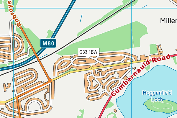 G33 1BW map - OS VectorMap District (Ordnance Survey) G33 1BW map - OS VectorMap District (Ordnance Survey)