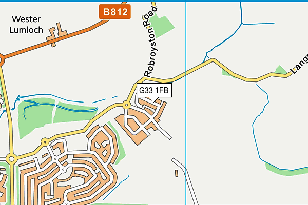 G33 1FB map - OS VectorMap District (Ordnance Survey) G33 1FB map - OS VectorMap District (Ordnance Survey)