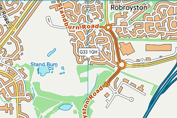 G33 1GH map - OS VectorMap District (Ordnance Survey) G33 1GH map - OS VectorMap District (Ordnance Survey)