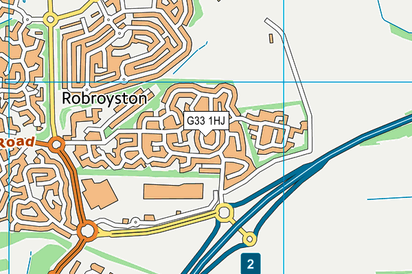 G33 1HJ map - OS VectorMap District (Ordnance Survey) G33 1HJ map - OS VectorMap District (Ordnance Survey)