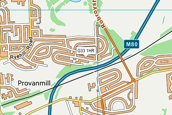 G33 1HR map - OS VectorMap District (Ordnance Survey) G33 1HR map - OS VectorMap District (Ordnance Survey)