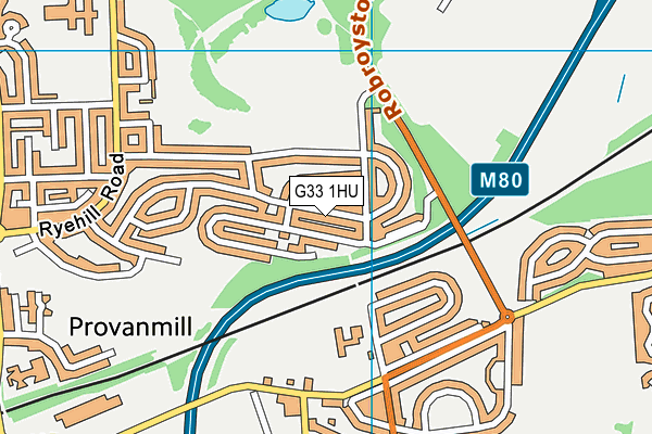 G33 1HU map - OS VectorMap District (Ordnance Survey) G33 1HU map - OS VectorMap District (Ordnance Survey)