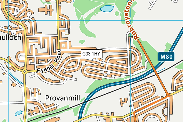 G33 1HY map - OS VectorMap District (Ordnance Survey) G33 1HY map - OS VectorMap District (Ordnance Survey)