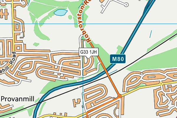 G33 1JH map - OS VectorMap District (Ordnance Survey) G33 1JH map - OS VectorMap District (Ordnance Survey)