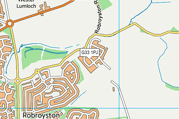 G33 1PJ map - OS VectorMap District (Ordnance Survey) G33 1PJ map - OS VectorMap District (Ordnance Survey)