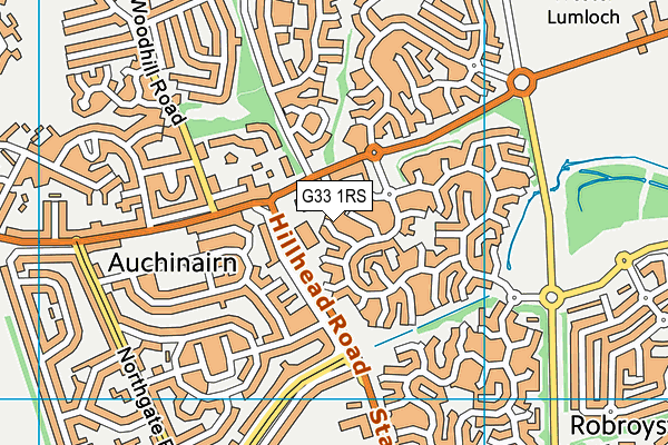 G33 1RS map - OS VectorMap District (Ordnance Survey) G33 1RS map - OS VectorMap District (Ordnance Survey)
