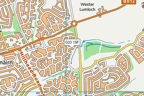 G33 1SF map - OS VectorMap District (Ordnance Survey) G33 1SF map - OS VectorMap District (Ordnance Survey)