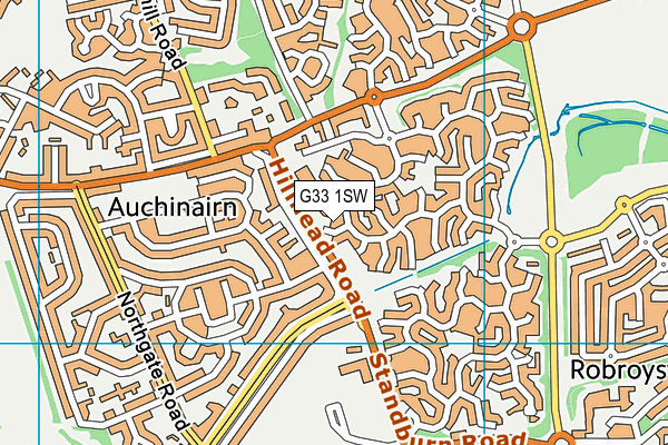 G33 1SW map - OS VectorMap District (Ordnance Survey) G33 1SW map - OS VectorMap District (Ordnance Survey)