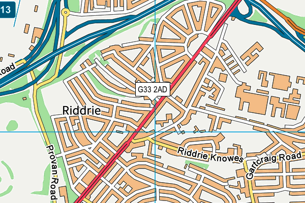 G33 2AD map - OS VectorMap District (Ordnance Survey) G33 2AD map - OS VectorMap District (Ordnance Survey)